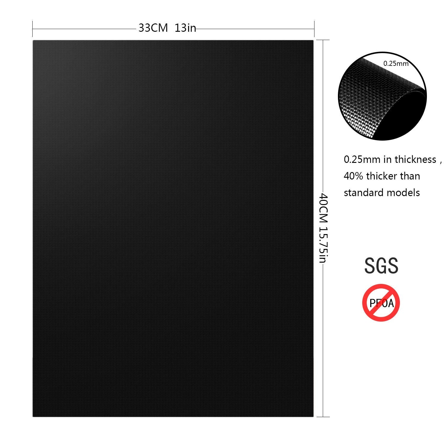 Aoocan Grill Mat - Set Of 5 Heavy Duty Grill Mats Non Stick, Bbq Outdoor Grill & Baking Mats - Reusable, Easy To Clean Barbecue